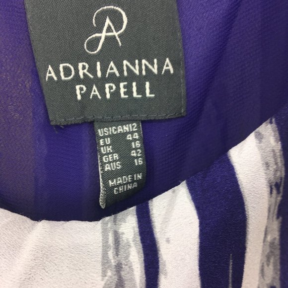 Adrianna Papell Asymmetrical Dress - Picture 2 of 3